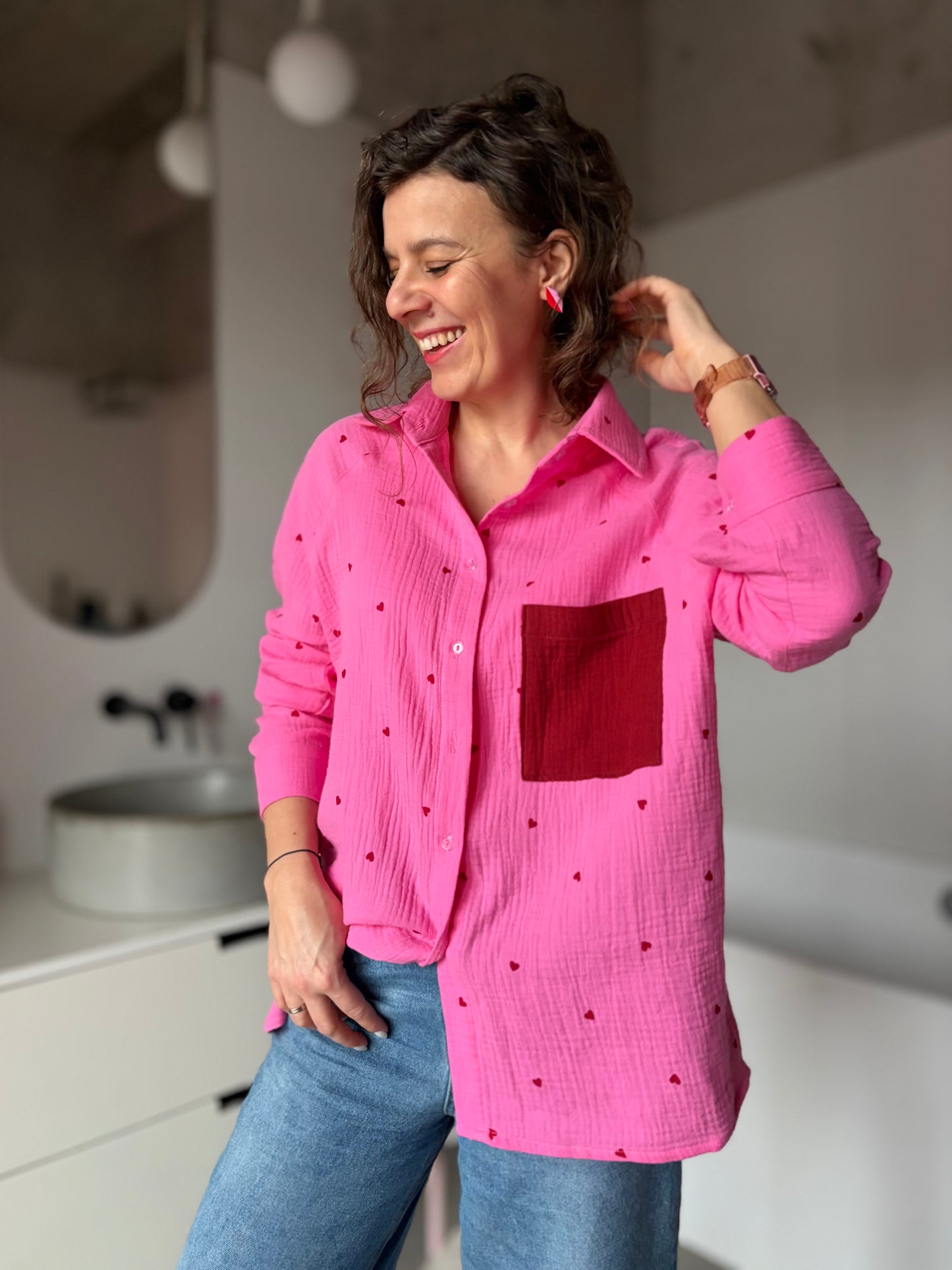 Koszula muślinowa LOOVE