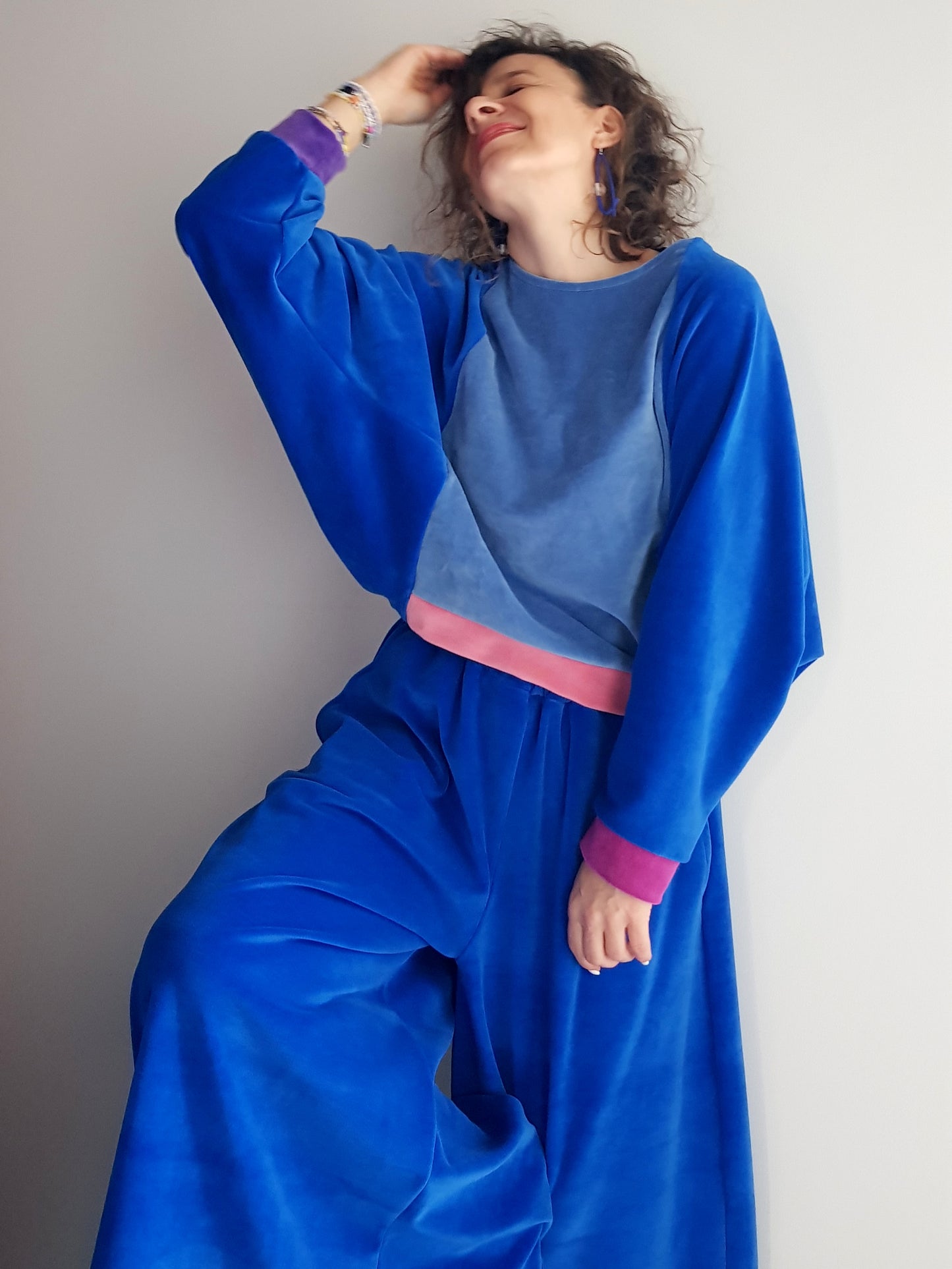 Bluza welurowa Frida