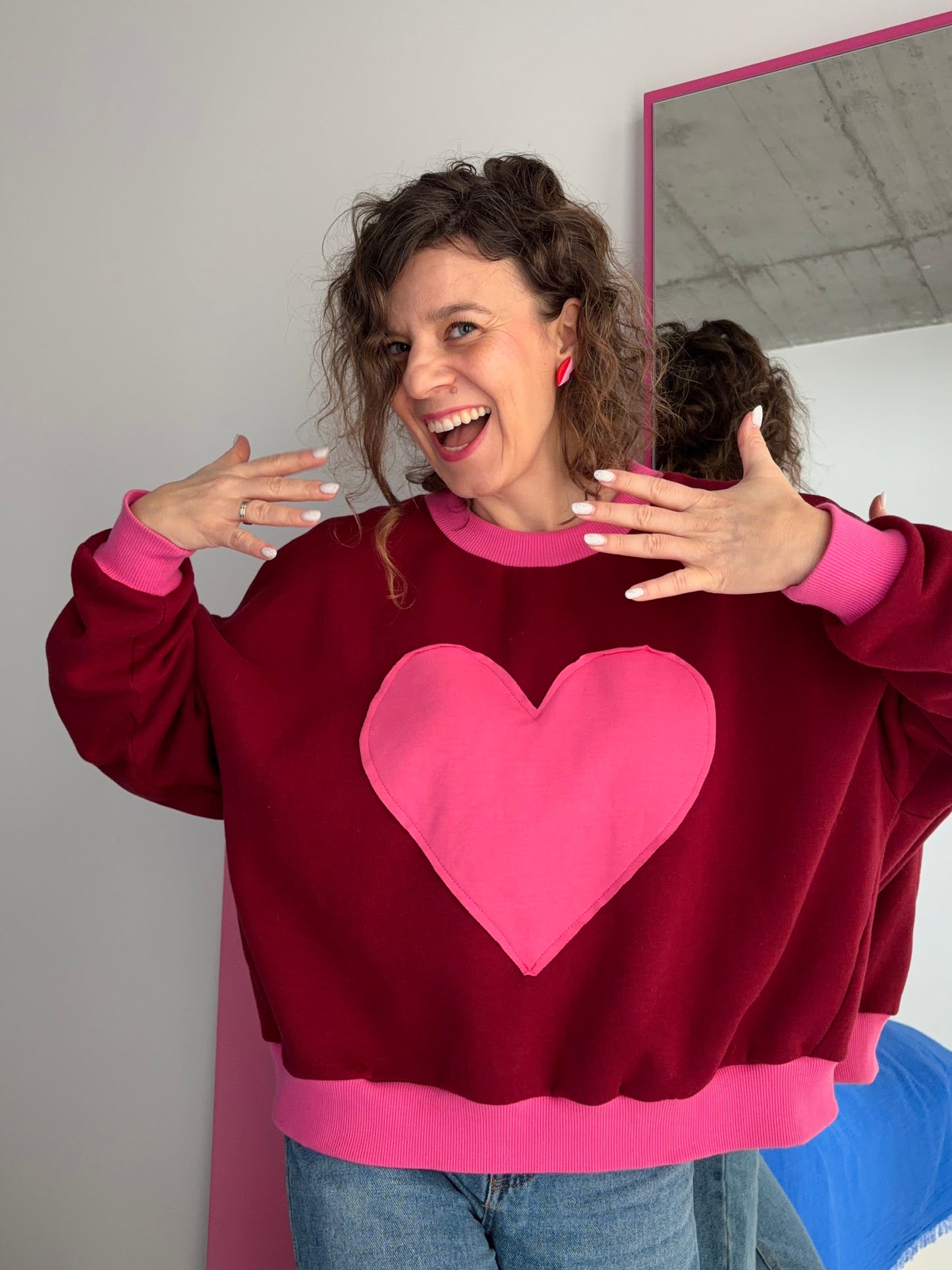 Bluza z sercem LOOVE