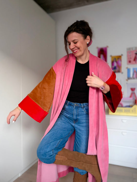 Kimono welurowe MAYUMI maxi