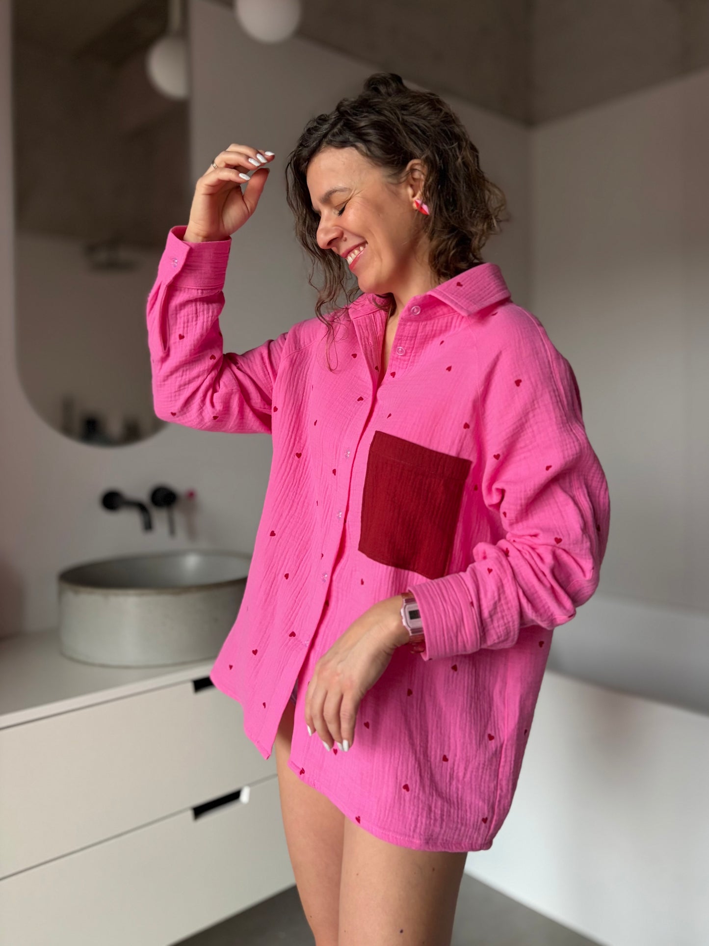 Koszula muślinowa LOOVE