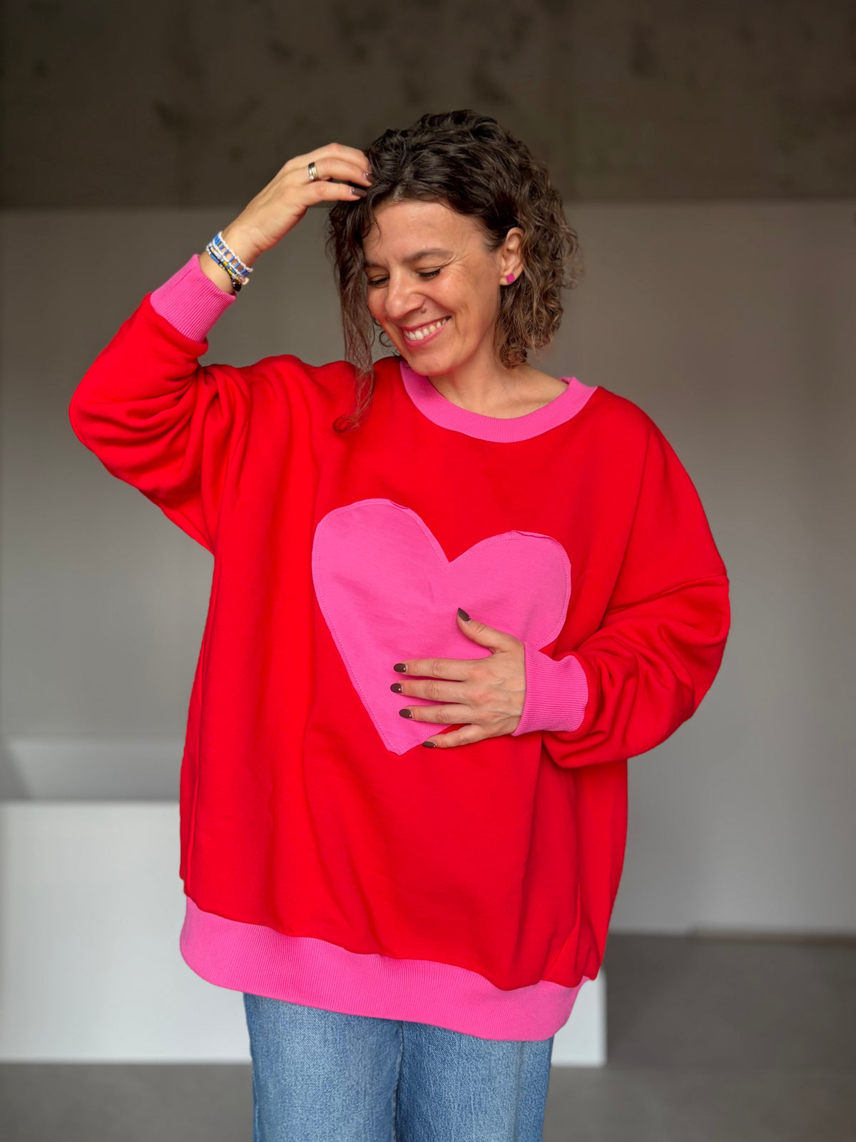 Bluza z sercem LOOVE