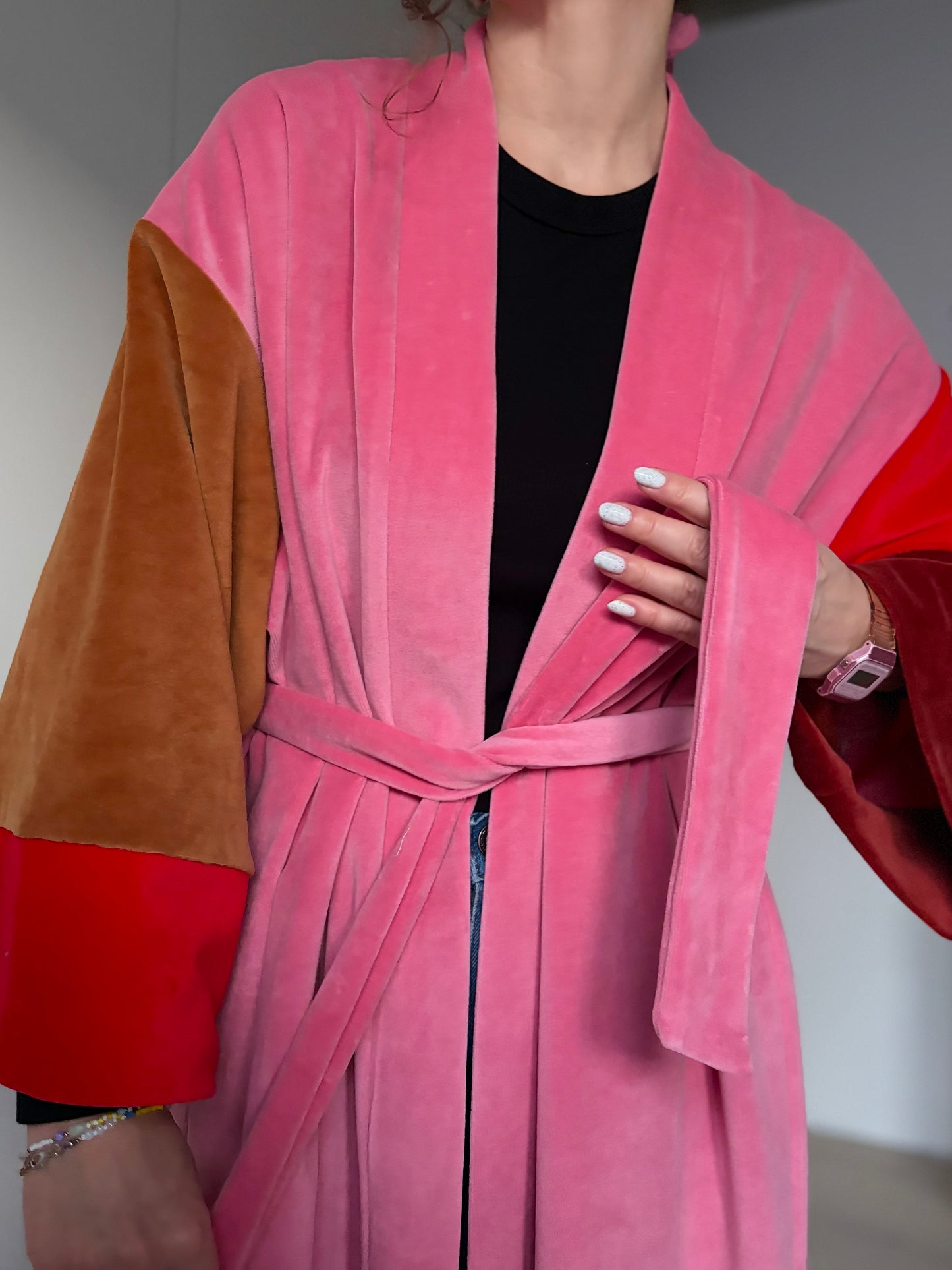 Kimono welurowe MAYUMI maxi