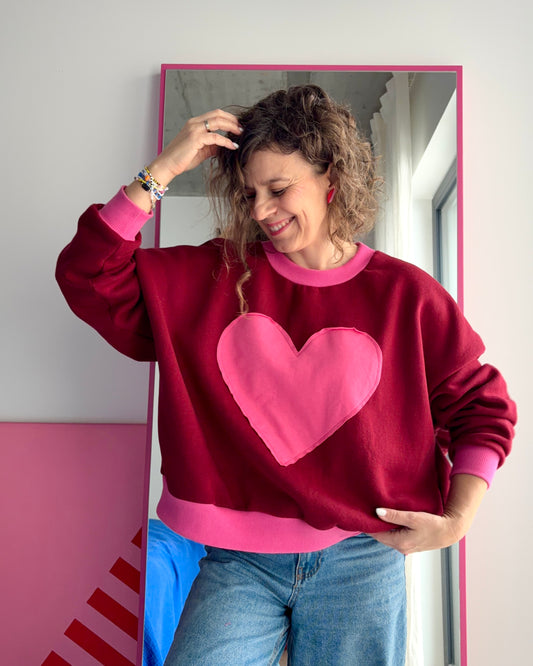 Bluza z sercem LOOVE