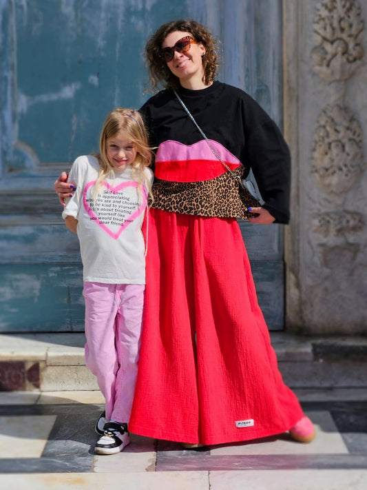 Bluza z ustami KISS ME "Leo"