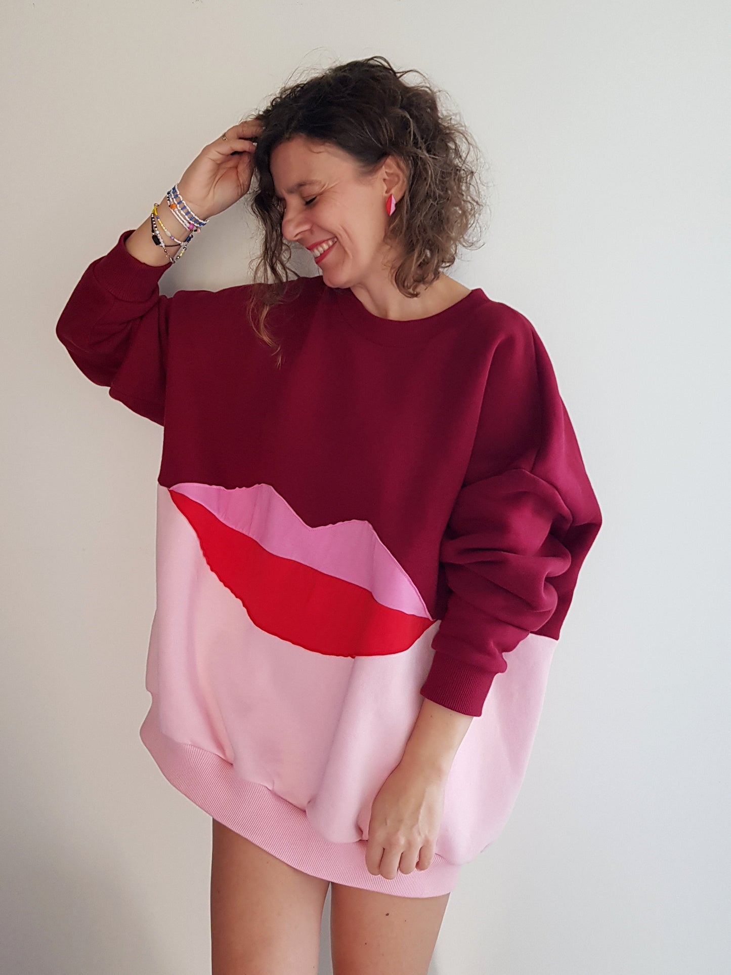 Bluza z ustami KISS ME