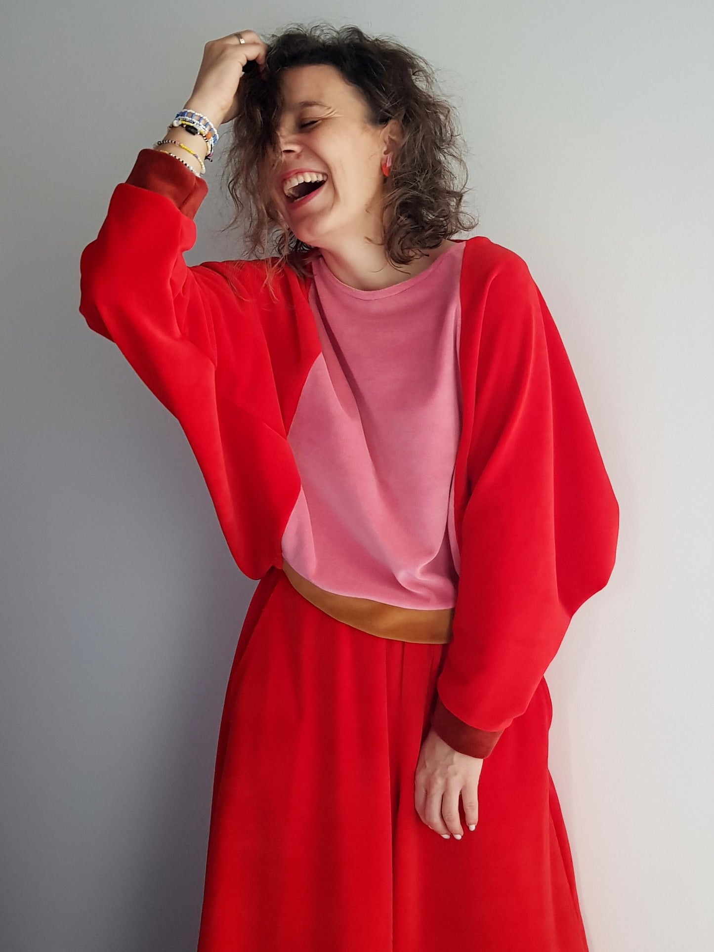 Bluza welurowa Frida