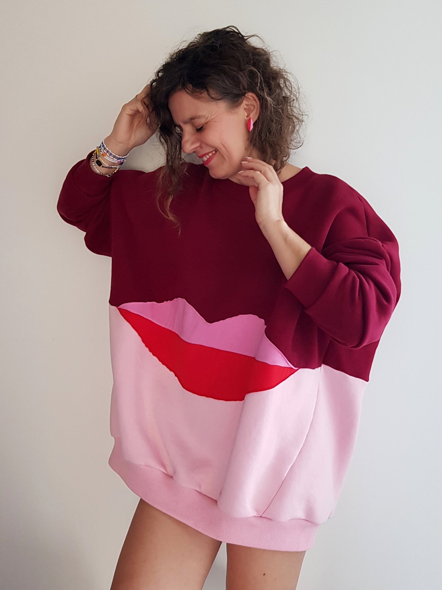 Bluza z ustami KISS ME