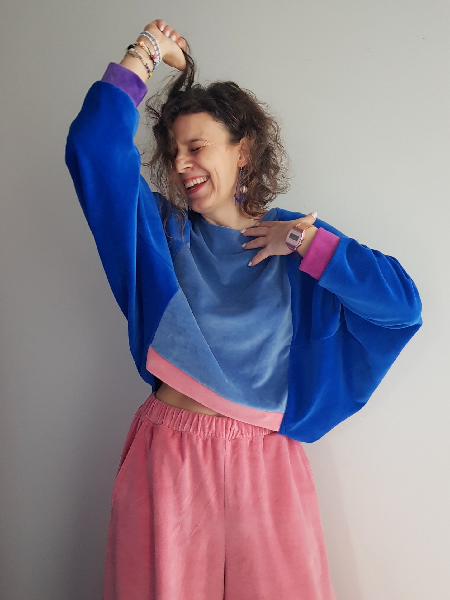 Bluza welurowa Frida