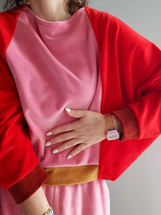 Bluza welurowa Frida