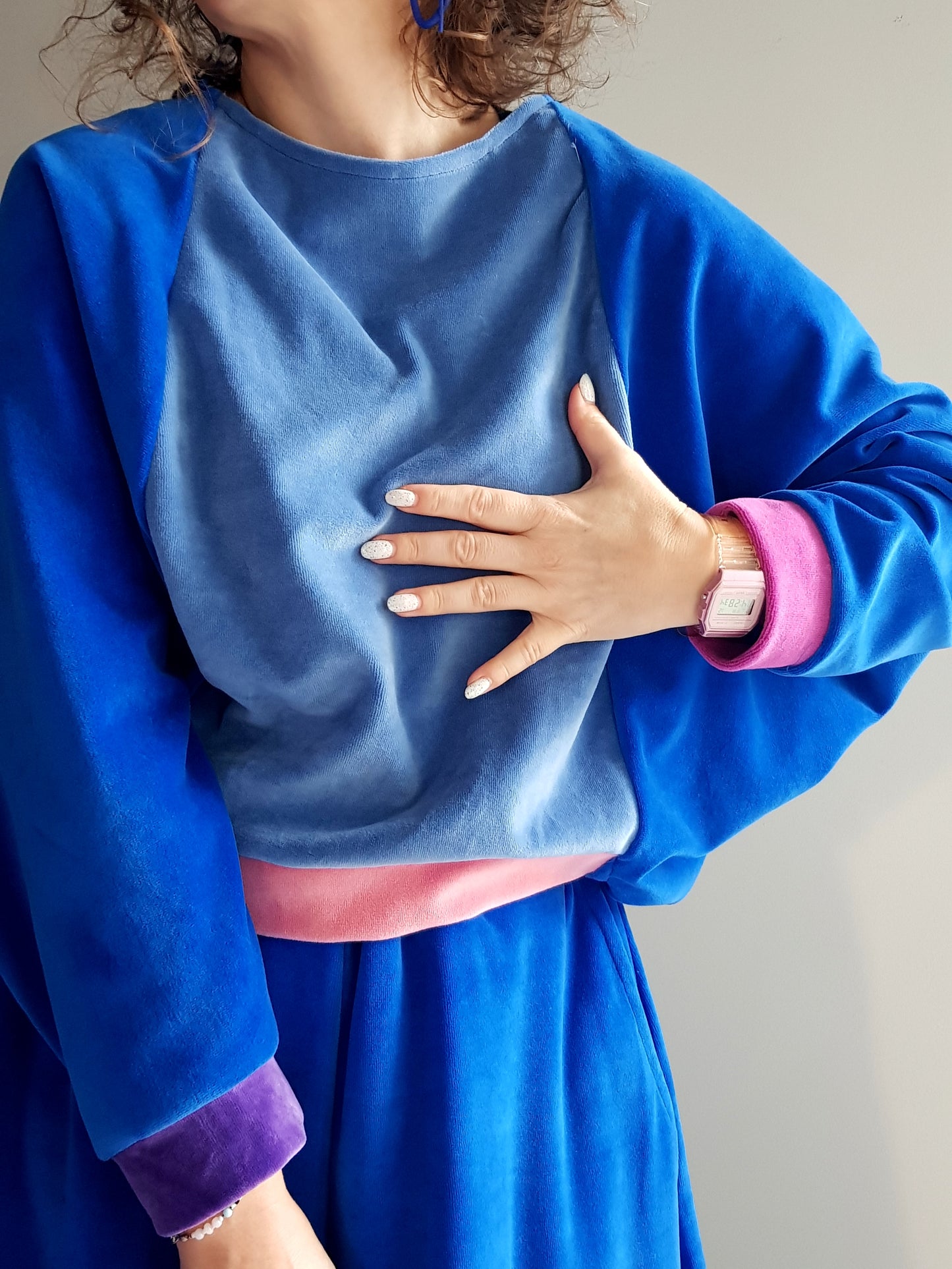 Bluza welurowa Frida